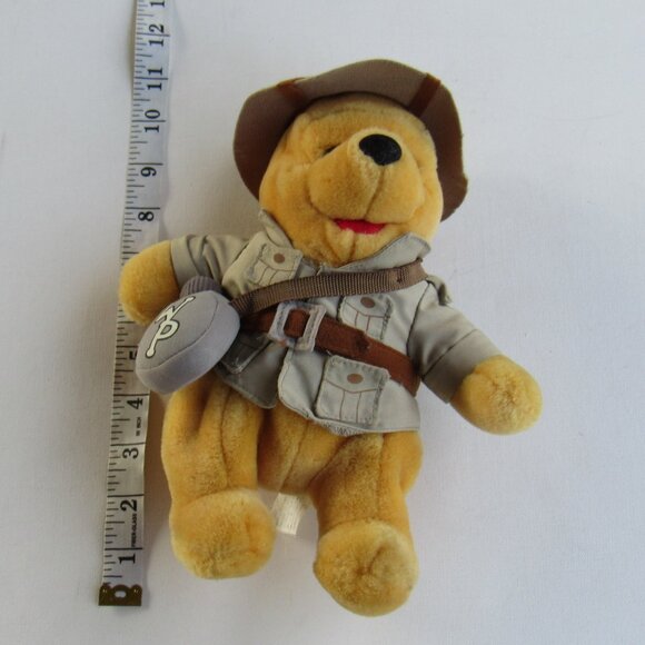 Vintage Walt Disney World Safari Explorer Winnie The Pooh Bear Plush Stuffed Toy - Picture 4 of 4